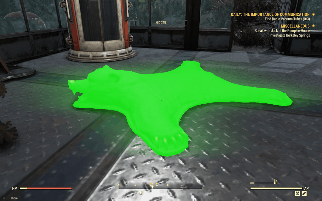 Glowing Bearskin Rug Meatpiles and Lootbags - Fallout 76 Mod download