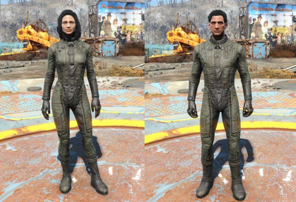 Olive Brotherhood Underarmor - Fallout 76 Mod download