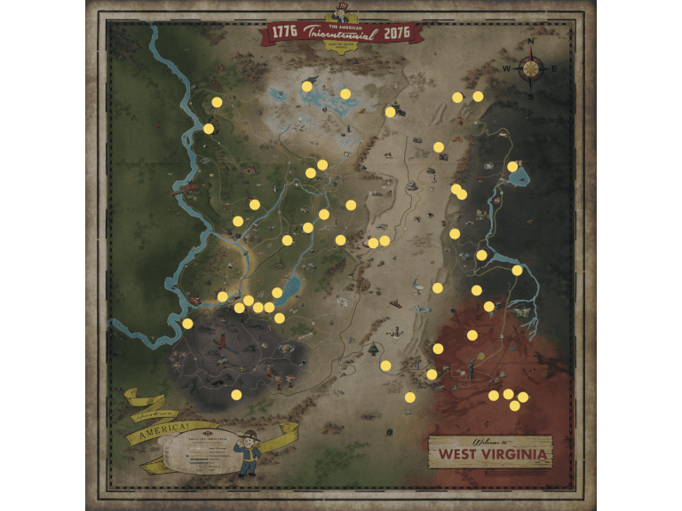 Holiday Scorched Map - Fallout 76 Mod download