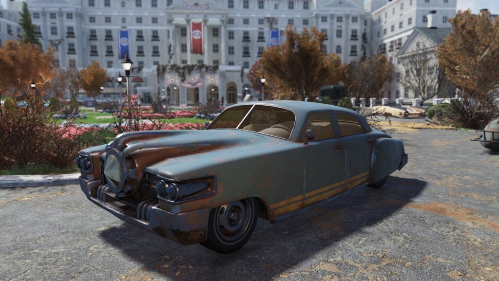 Hotrod on Blocks to Workbench Hotrod - Fallout 76 Mod download